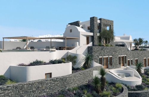 Oia Villa | Lush Pool Villa with Sunset & Sea View by Santo Collection, The Villas