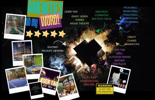 Pickens House | LUX,Hot Tub,ATV,Hiking,Pickleball,Firepit,Arcade