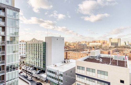 Woodmont Triangle Apartment | Luxe Bethesda 1BR w/Gym, Pool & Concierge, near Metro, by Blueground