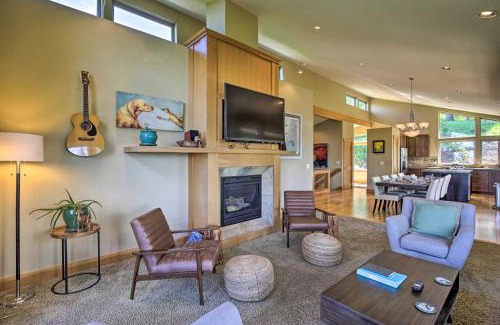Bay City House | Luxe Coastal Haven with Bay Views and Hot Tub