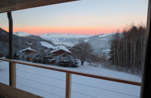 Aime Ski Chalet | Luxurious chalet 12/16pp 250M2 La Plagne renovated in 2013. Ski in - ski out