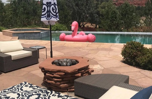 Oak Creek House | Luxurious private 4 bedroom home with spectacular views, pool and hot tub