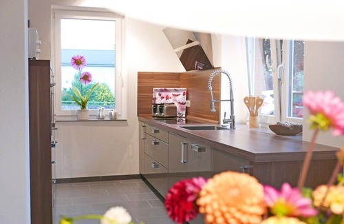 Lindau House | Luxurious semi-detached house "Richters Galerie" in the middle of the idyllic landscape of Angeln directly on the Schlei, offers a top modern, extensive equipment, as well as garden with terrace, for the perfect vacation with two people