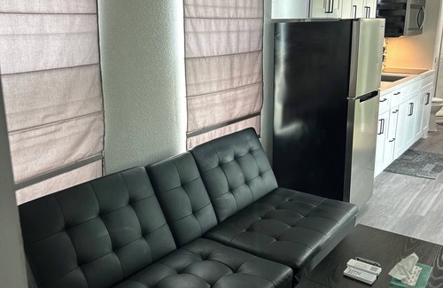 Brazoria Condo | Luxury 1-bedroom Container Condo in brilliant Brazoria with AC, WiFi