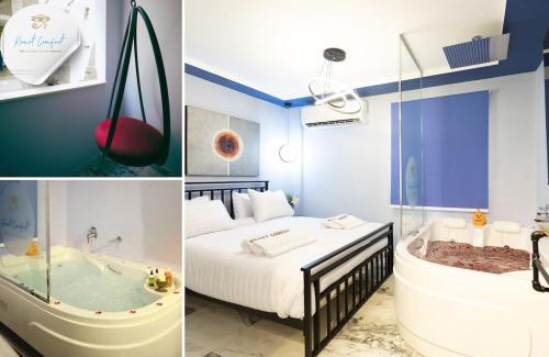 Heliopolis Apartment | Luxury 1BD Studio wz Jacuzzi 5min to Airport, Massager