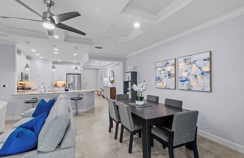 Naples Condo | Luxury 1st Floor Coach Home, Esplanade Golf, Tennis, Pickleball & Pools