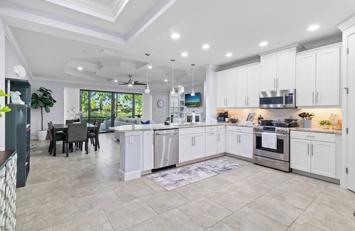 Naples Condo | Luxury 1st Floor Coach Home, Esplanade Golf, Tennis, Pickleball & Pools