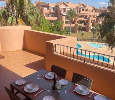 Torre-Pacheco Apartment | Luxury 2 bedroom 2 bathroom South facing second floor apartment