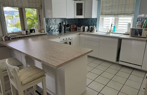 Jolly Harbour Villa | Luxury 2 Bedroom Villa 'Serenity' - Superb Deck and Garden - 3 mins South Beach