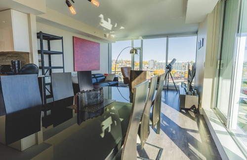 East Village Apartment | Luxury 2-bedroom condo nestled in the vibrant heart of Calgary's East Village.