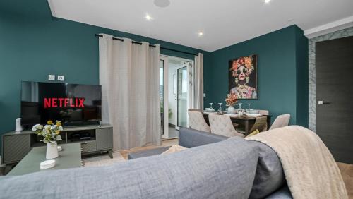 Wembley Park Apartment | Luxury 3BDR Flat - Short Lets & Serviced Accommodation Wembley With Wi-Fi, Gym & Cinema