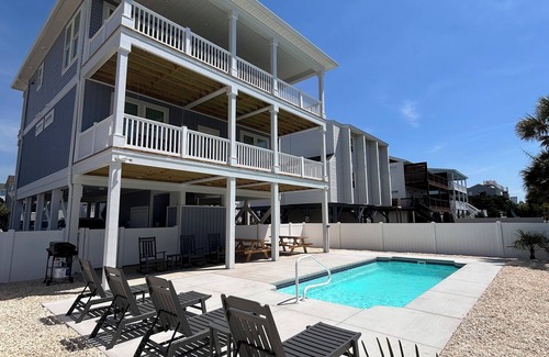 Ocean Isle Beach House | Luxury 5 Bedroom, 5.5 Bathroom, Huge Private Pool, Incredible Ocean Views!