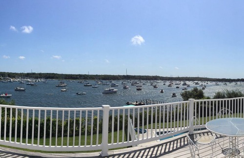 Cataumet House | LUXURY 5BR WATERFRONT BEACH POOL DECKS DOCK PANOR WATERVIEWS. TWO PRIMARY SUITES