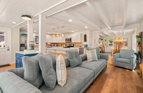 Rehoboth by the Sea House | Luxury 6BR-5.5BA, heated pool, firepit, 2 porches, sheets/twls, beach/baby gear