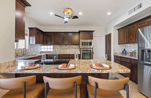 Mesa House | Luxury 6BR Retreat: Pool, BBQ, Theater & Games