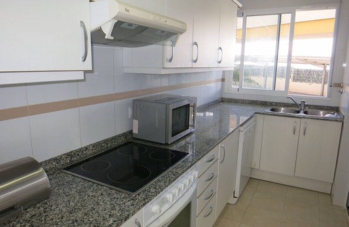 Alcossebre Apartment | Luxury air conditioned beach front apartment with large patio.