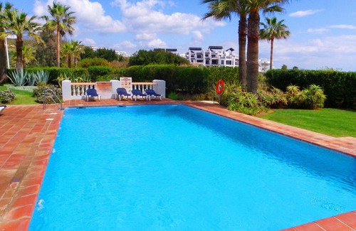 Bahia de Casares Apartment | Luxury apartment on ground floor with sea views, private garden