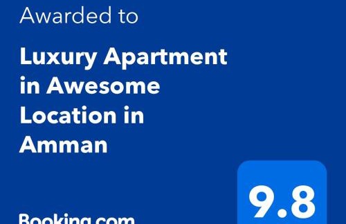 Amman Apartment | Luxury Apartment in Awesome Location in Amman