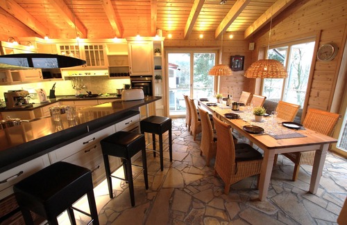 Woltersdorf Apartment | Luxury apartment Mondschein 180sqm on the Berlin lake - sauna - 4 bathrooms - canoes free