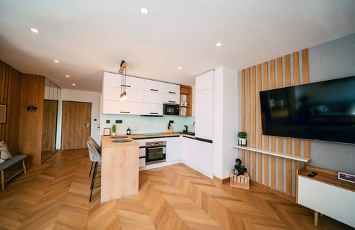Kosice Old Town Apartment | Luxury Apartment w. City Views in Košice Old Town