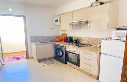 Agadir Apartment | Luxury apartment with sea view, 5 minutes walk from the beach! With air conditioning