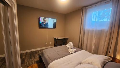 Northwest Calgary Apartment | Luxury Basement Suite with 2 Bedrooms, 2 Queen Beds, Free Wi-Fi, and Free Parking