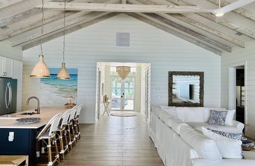 Tar Bay House | Luxury beachfront home, Heated private pool, Five King suites w/ensuite baths!
