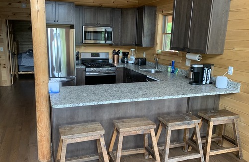 Gilead Cabin | Luxury Cabin nr Sunday River: Mtn Views, Hot Tub, Fire Pit: Ski, Leaf Peep, ATV