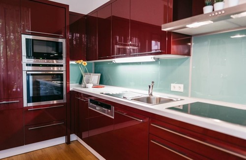 Gries Condo | Luxury Downtown Apartment with Garage