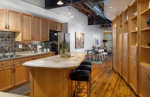 Fargo Condo | Luxury Downtown Fargo Loft 1 block off Broadway