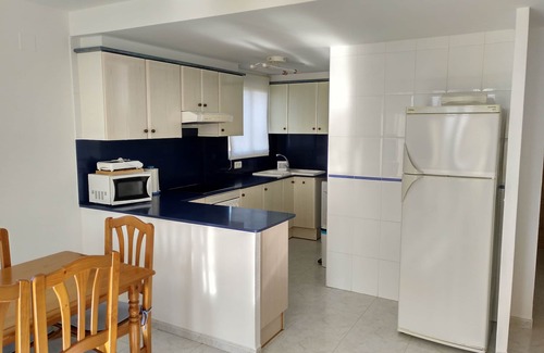 Sant Carles de la Rapita Apartment | Luxury urbanization facing the sea, pool and garage