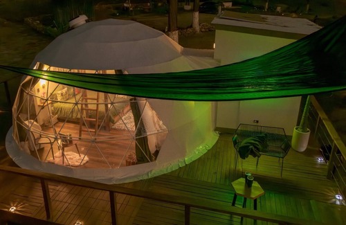 Comayagua Apartment | Luxury Geodesic Eco-Dome in Nature: Glamping in Tiny Pines - Terra Dome