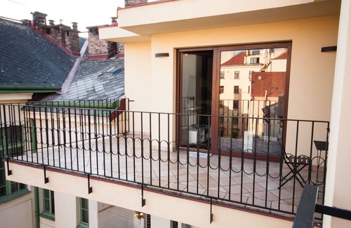 Nove Mesto Apartment | Luxury Loft 2BR, 2BA Penthouse Apartment with Terrace in Prague Old Town
