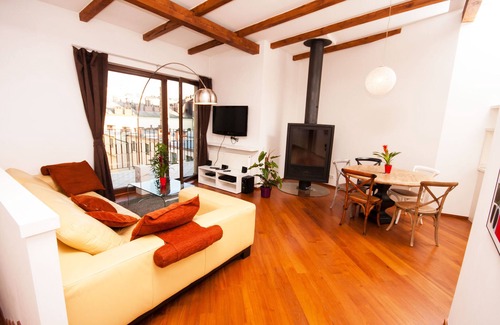 Nove Mesto Apartment | Luxury Loft 2BR, 2BA Penthouse Apartment with Terrace in Prague Old Town