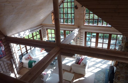 Mansarp Cabin | Luxury log cabin, in the middle of nature, own beach. Wi-fi and modern facilities.