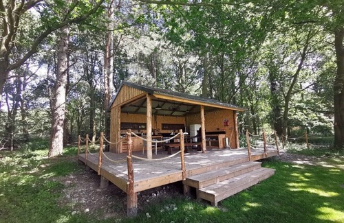 Haveringland Apartment | Luxury Lotus Belle Tent with Natural Swimming Pond