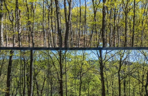 Mercersburg House | Luxury Mirror Cabin Hot Tub Sauna Mtn. Views