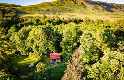Clachan of Campsie House | Luxury Off-Grid Cabin with Outdoor Bath in Scotland