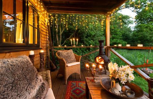 Clachan of Campsie House | Luxury Off-Grid Cabin with Outdoor Bath in Scotland