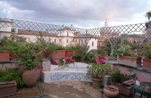 Rione VII Regola Apartment | luxury penthouse in the heart of Rome with two terrific terraces on the domes