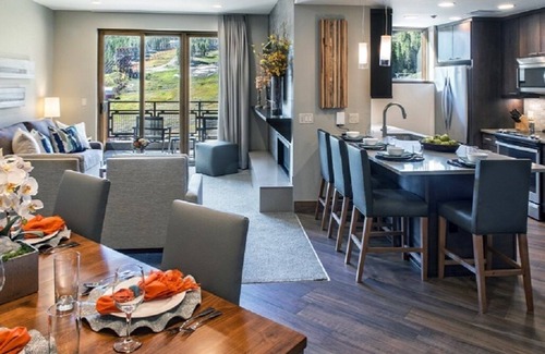 Peak 8 Condo | Luxury Ski-in/Ski-out Condo on Base of Peak 8 + Kitchen, Fireplace, Pool