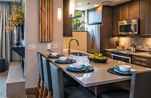 Peak 8 Condo | Luxury Ski-in/Ski-out Condo on Base of Peak 8 + Kitchen, Fireplace, Pool
