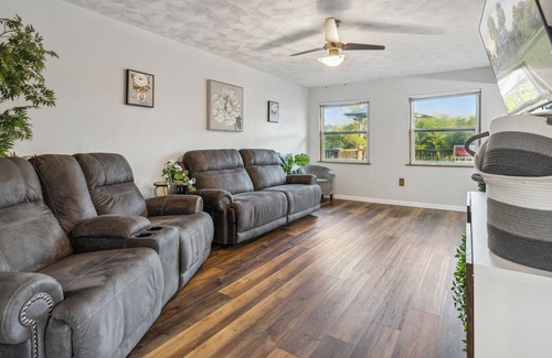 Cocoa House | Luxury Stilt Beach House in the Woods! 3/2.5 w/ Stocked Pond & Oasis on 1 ACRE!