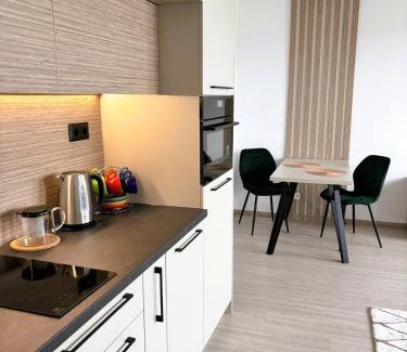 Ruzinov Apartment | Luxury Studio - 2 min from Airport - New build - Free Parking