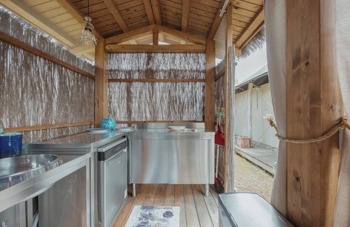 Ponte Buriano Cabin | Luxury Tent Experience into Tuscany Olives Grooves Hill