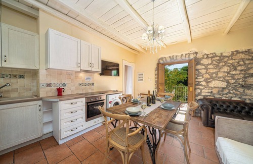 Tselendata Villa | Luxury Venetian Stone Villa- Amazing Private Pool Area and views near Fiskardo