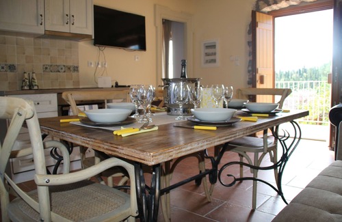 Tselendata Villa | Luxury Venetian Stone Villa- Amazing Private Pool Area and views near Fiskardo