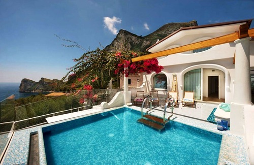 Nerano Villa | Luxury VILLA ARIADNE with private pool, jacuzzi, terrace and sea view