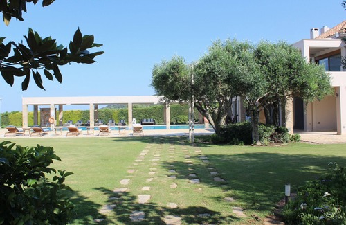 Kastrosikia Villa | Luxury Villa on Sandy Beach, Beautiful Garden, Private Pool and Games Room