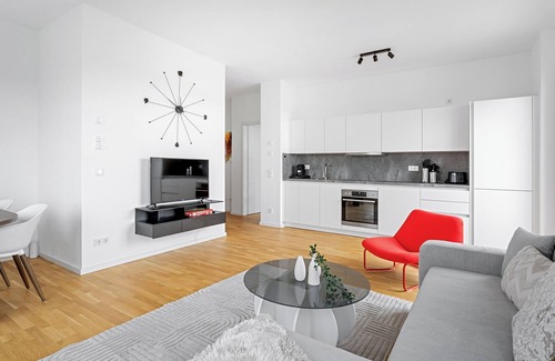 Boeblingen Apartment | Luxus 3-Room Apart. HANSEN I Centre I Family I Balcony I Panzer Kaserne IParking